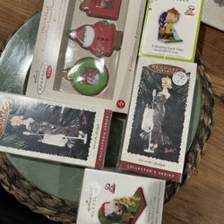 Christmas Ornaments Snoopy Barbie 