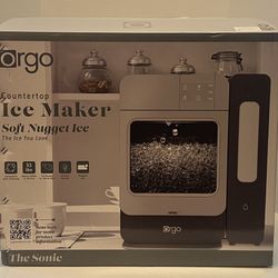 Orgo Products RGS3506 The Sonic Countertop Ice Maker, Nugget Ice Types, Charcoal