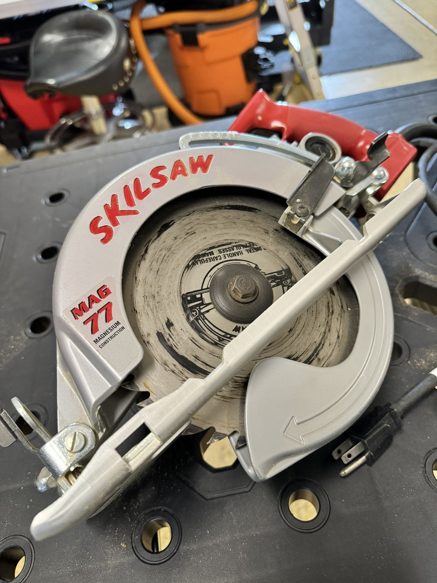 Skilsaw Skil Saw Mag 77 Worm Drive Circular Saw Lightly Used - Great Working Condition
