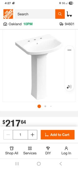 Sink with basin brand new