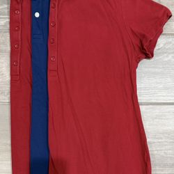 Lot of 3 Croft & Barrow Women’s Classic Polo Shirts – Size M 
