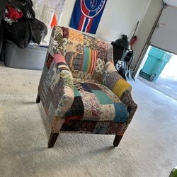 Multi Fabric Arm Chair