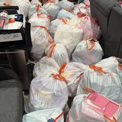 Over 40 Bags Of Toys & Girls Clothing  $20 Bag Or Make Offer On All !! Great For Swapmeets  Garage Sellers Make Offer!!
