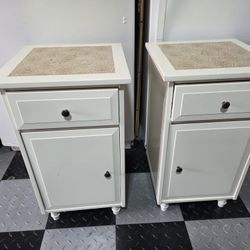 IKEA Small White Storage Cabinets (Sold Separately)
