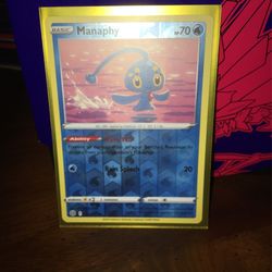 Reverse Holo Manaphy Pokémon Card