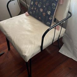 Metal And Leather Chair 