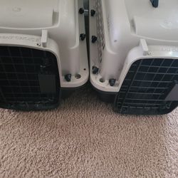 Two Small Dog Kennels $60