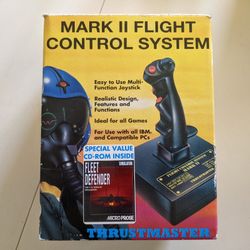 Mint Retro PC - Mark II Flight Control System - 100% Complete In Box. Game Included!