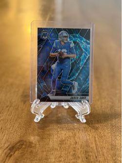 2025 Jared Goff Genesis Mosaic Prizm #194 - Case Hit SSP - Detroit Lions