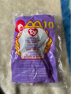 McDonald ty Beanie Baby Ostrich Strechy