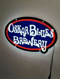 Oskar Blues Brewery Illuminated Wall Sign