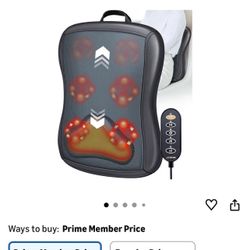 Heated Back Massager - BRAND NEW