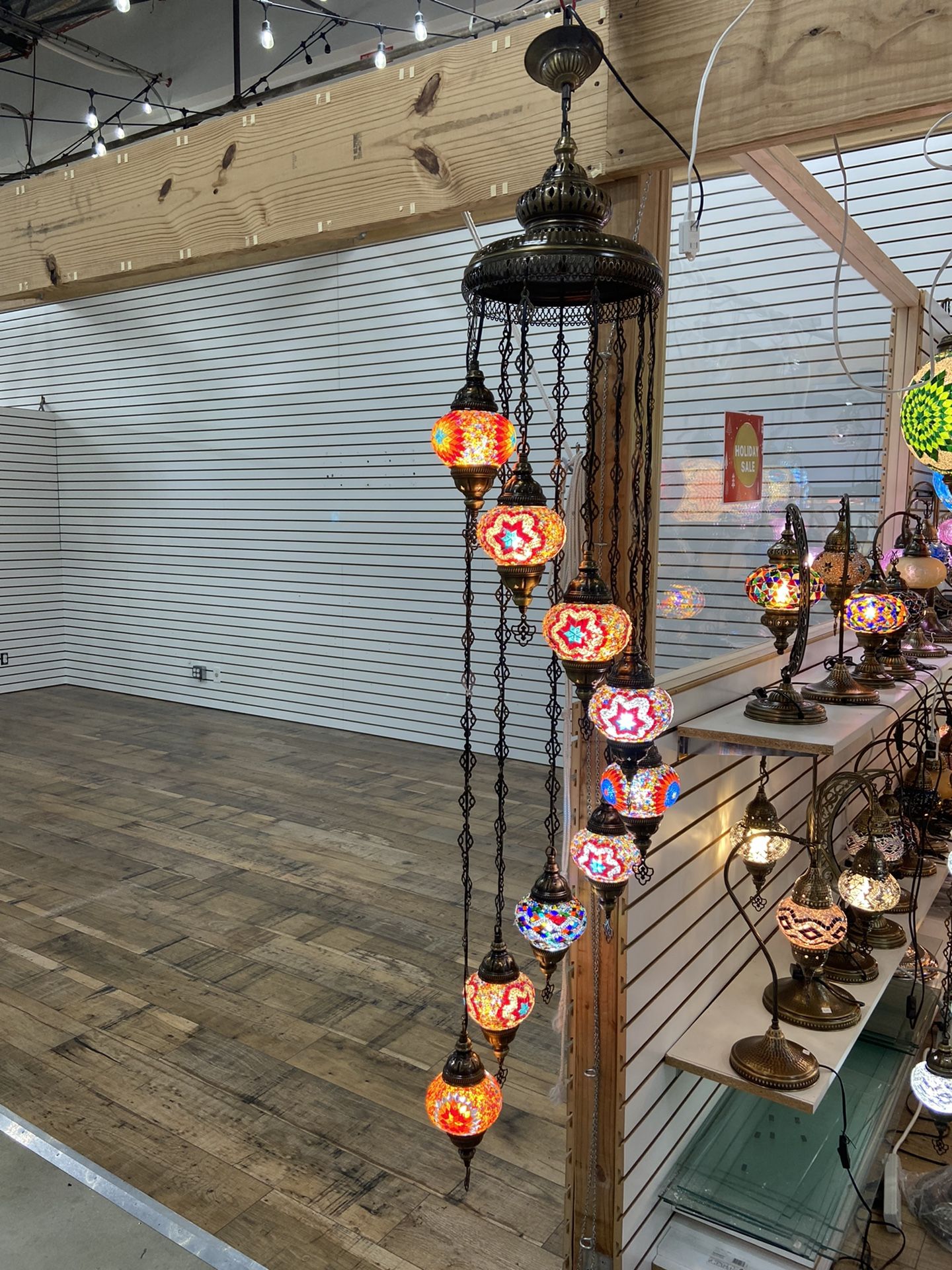 Turkish Ceiling Lamp 9 Globes