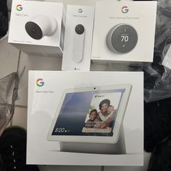 Google Nest Set Worth 700$ Brand New