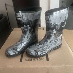Anuschka Rain Boots Size 10