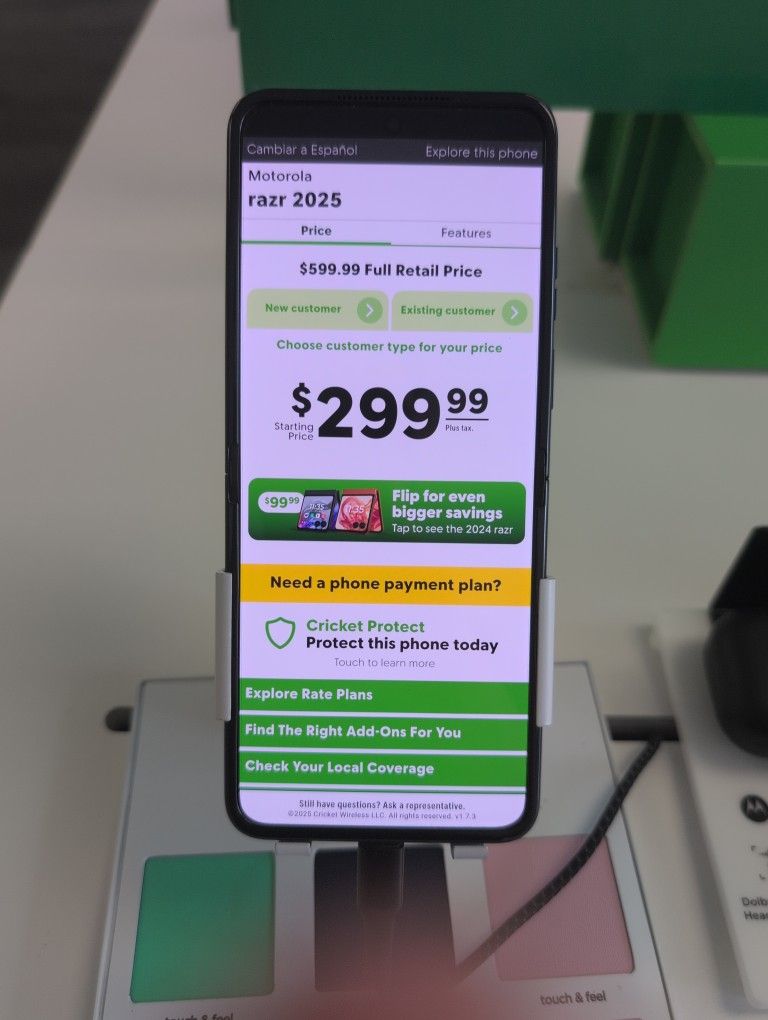 Rarz 2025, 256GB, Cricket Wireless β
β
π