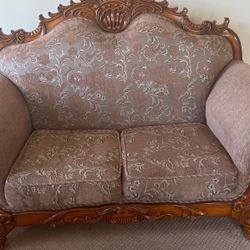 Three-piece sofa, loveseat, armchair, beautiful condition must sell