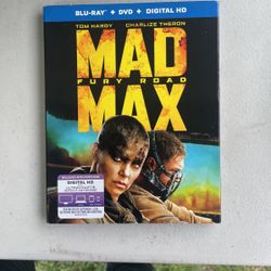 MAD MAX BLU RAY DVD COMBO
