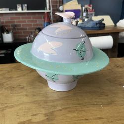Vintage Atomic Era Cookie Jar 