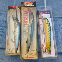 Yozuri fishing lures. Saltwater