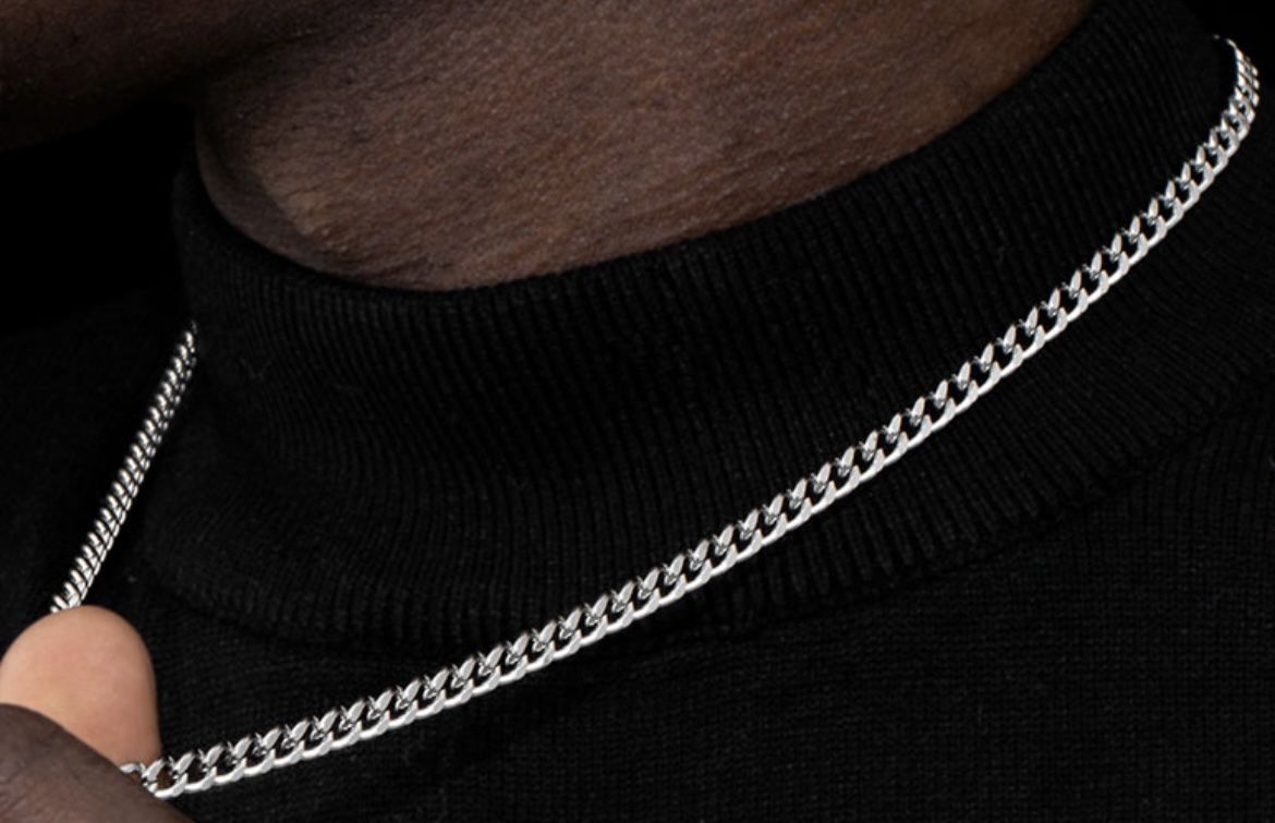 New 5mm Stainless Steel Cuban Link Chain