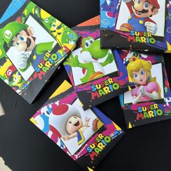 Super Mario Decor frames 5 PCs Set