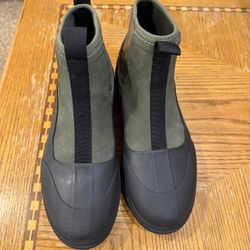 Green Checkered Van Boots