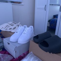 Foam Runners,Yeezy Slides, Air Forces 