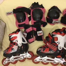 Kids Roller Blades With Pads