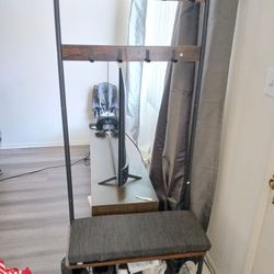 Shoe Rack With Seat And Hooks. If its still up its still available