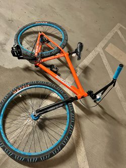 Orange Palm Throne Goon 29er Bike