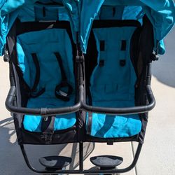 Zoe Double Stroller - Teal Color