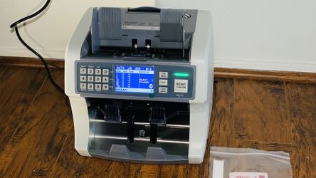 Bank-Grade Mixed Denomination Money Counter & Sorter with Built-In Receipt Printer