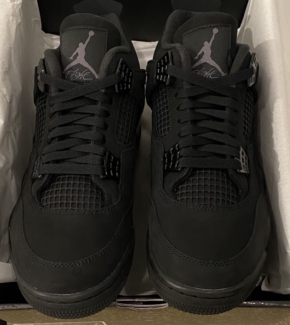 Air Jordan 4 Retro Black Cat 2025 (FV5029-010) * Men’s size 10 * New with Box , Crisp