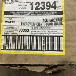 30+ Fluorescent Bulbs