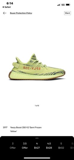 Yeezy Frozen Size 4