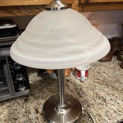 Modern Chrome Lamp