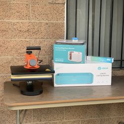 Cutting Machine, Mug Press And T-shirt Press 