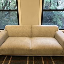 Volu Vanilla Cream Sofa (Article)