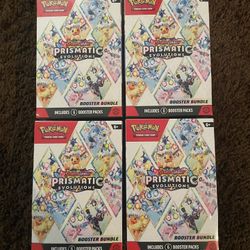 Pokemon TCG Prismatic Evolutions Booster Bundle Lot