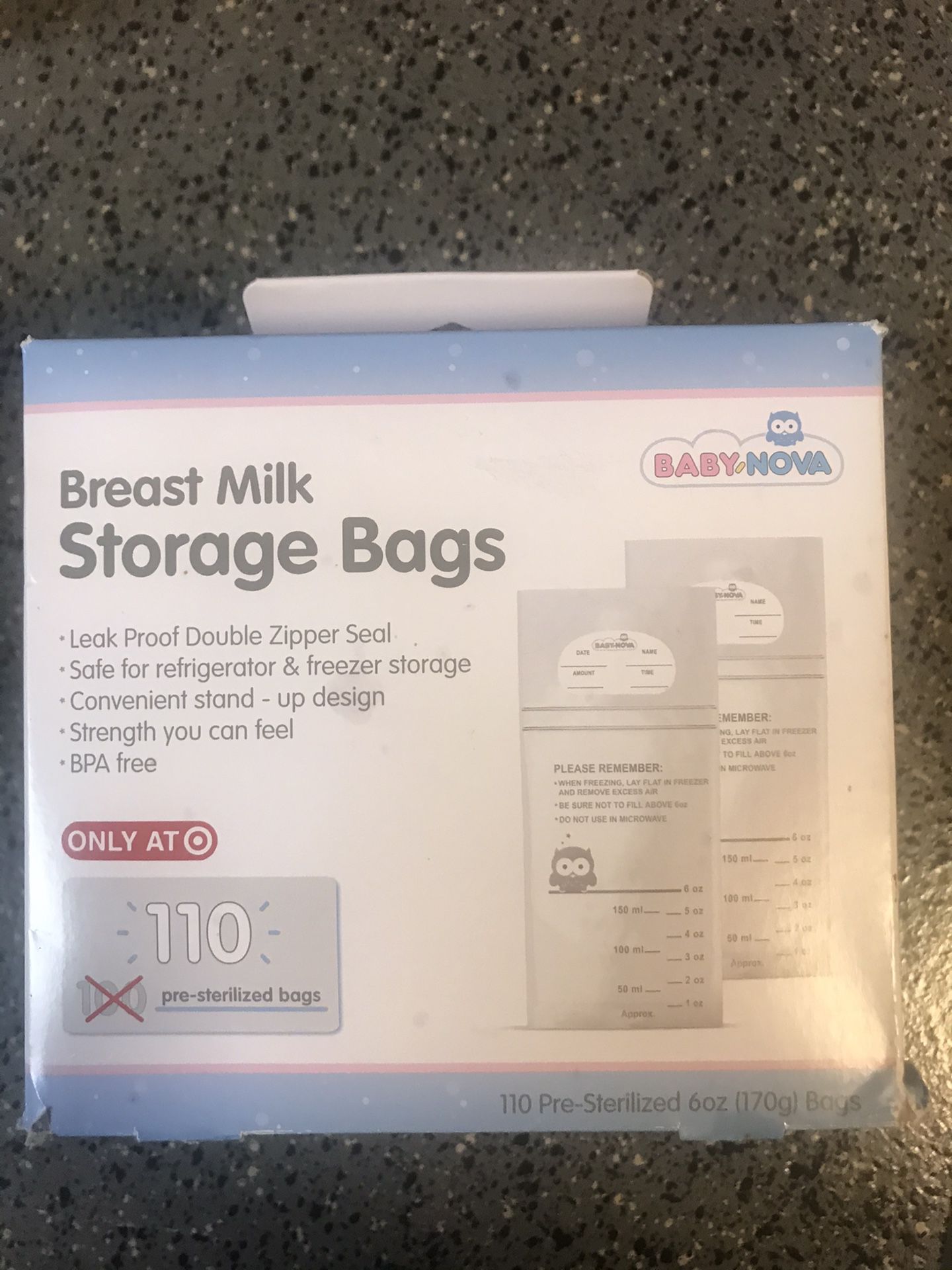 Target brand milk baggies