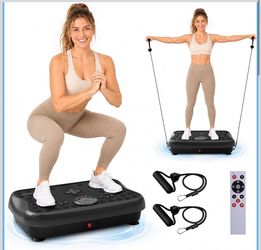 Vibration Plate Exercise Machine, Whole Body Vibrating Platform for Lymphatic Drainage Weight Loss, 300 Speed Levels Shake Board with LED Display, 450