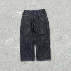 Anchor Blue Baggy Jeans 36x30