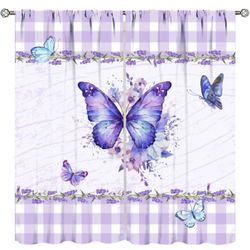 Butterfly Curtains 42x45 Inch 