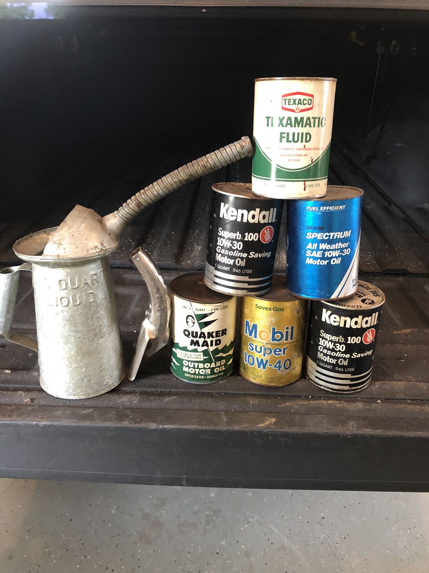Old Oil Cans