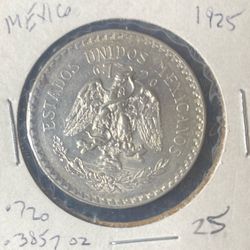 1925 Mexican Un Peso