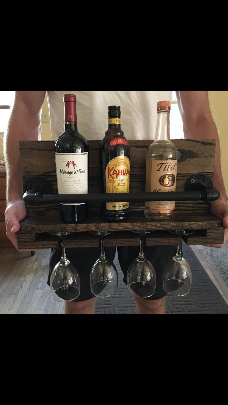 Wall Mounted Wine Holder