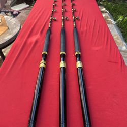 Chaos 6 ft. 50lb Trolling Rods in Very Nice Condition - $150 Each