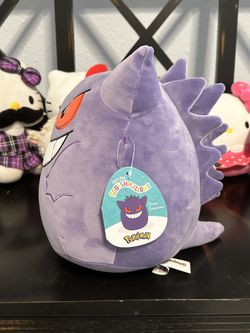 Squishmallows Original Pokemon 10 inch Gengar - Child's Ultra Soft Stuffed  Plush Toy 