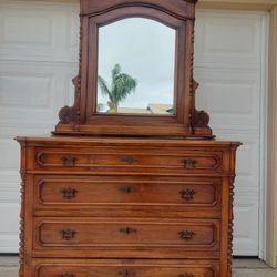 Dresser And Mirror